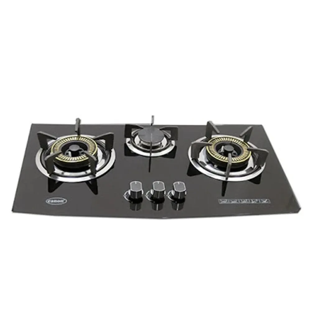 CANON Gas Hob 3burner-71cm-glass Model Ca-4