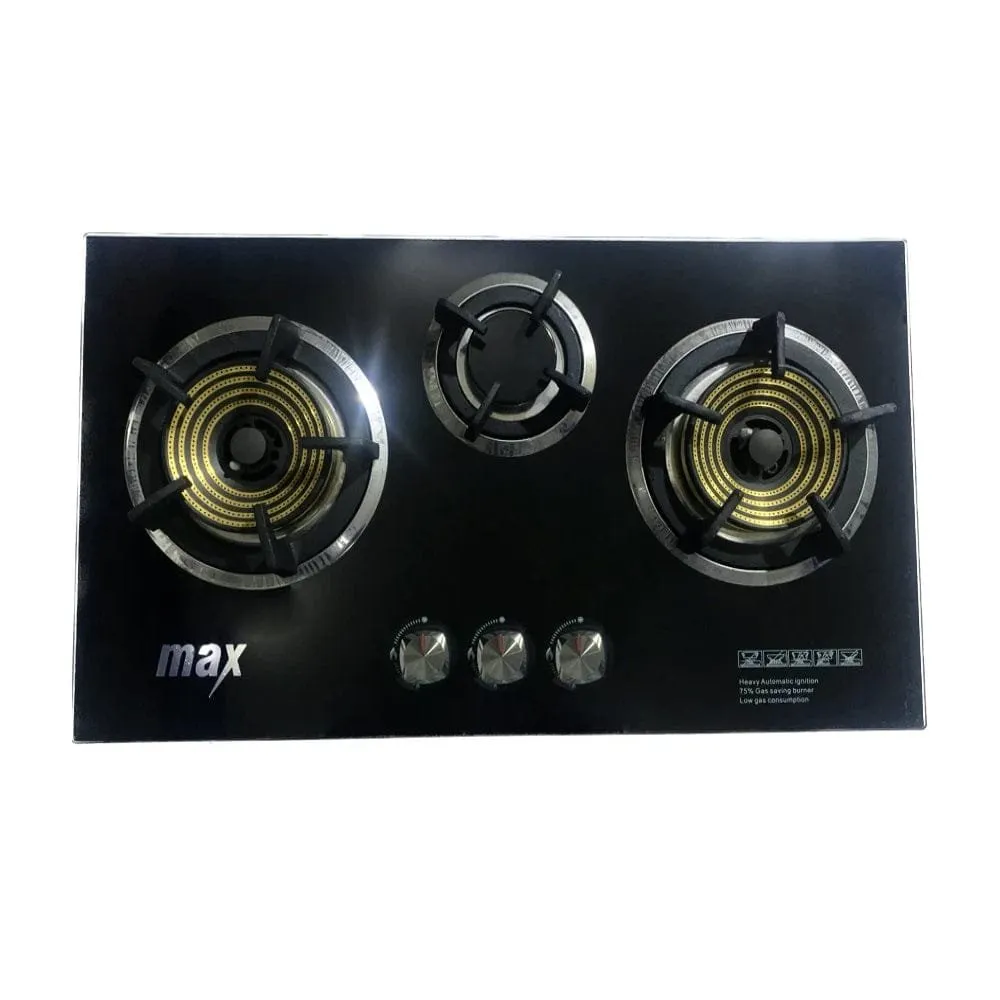 MAX Gas Hob 3burner Model 303