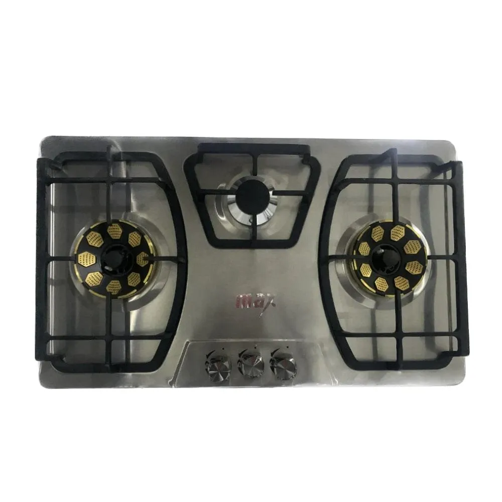 MAX Gas Hob 3burner Model 301c