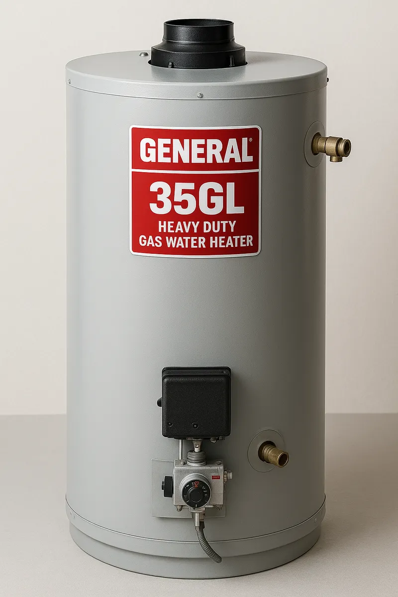 GENERAL 35gl Heavy Duty Gas Water Heater