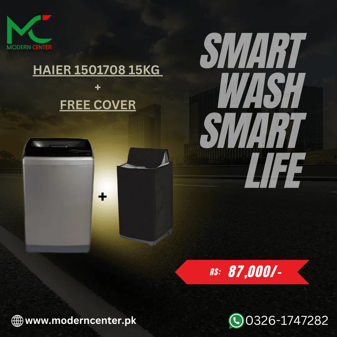 HAIER Washing Machine Automatic Top Load 15kg Hwm 150-1708 detail 2