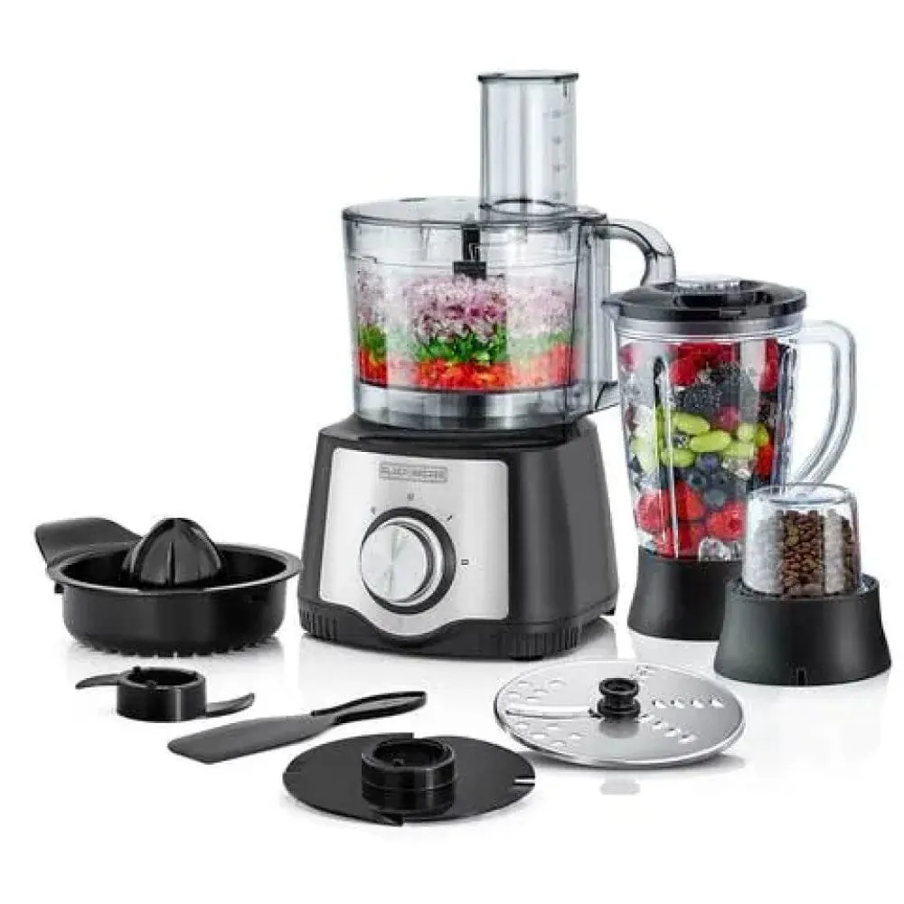 BLACK+DECKER Food Processor 6-in-1 600w Model Fx650-b5