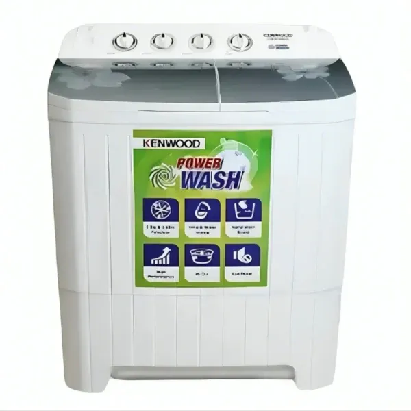 KENWOOD Semi Automatic Washing Machine 231159 Silver Grey Flower