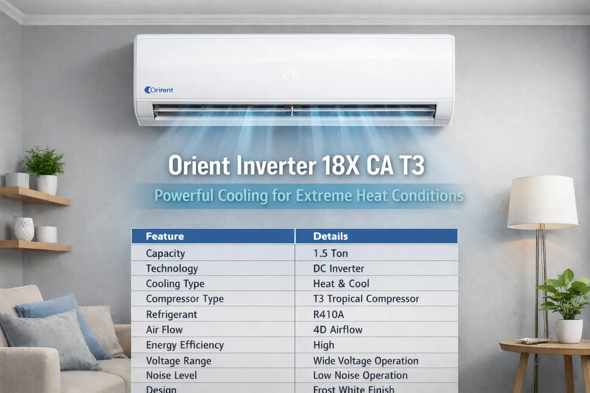 ORIENT Inverter 18x Ca T3 Air Conditioner