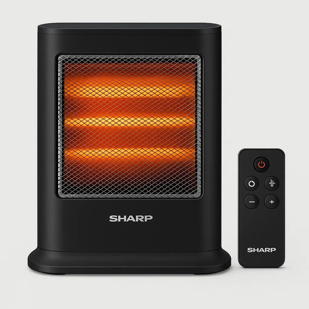 SHARP Sun Heater 008 With Remote Black
