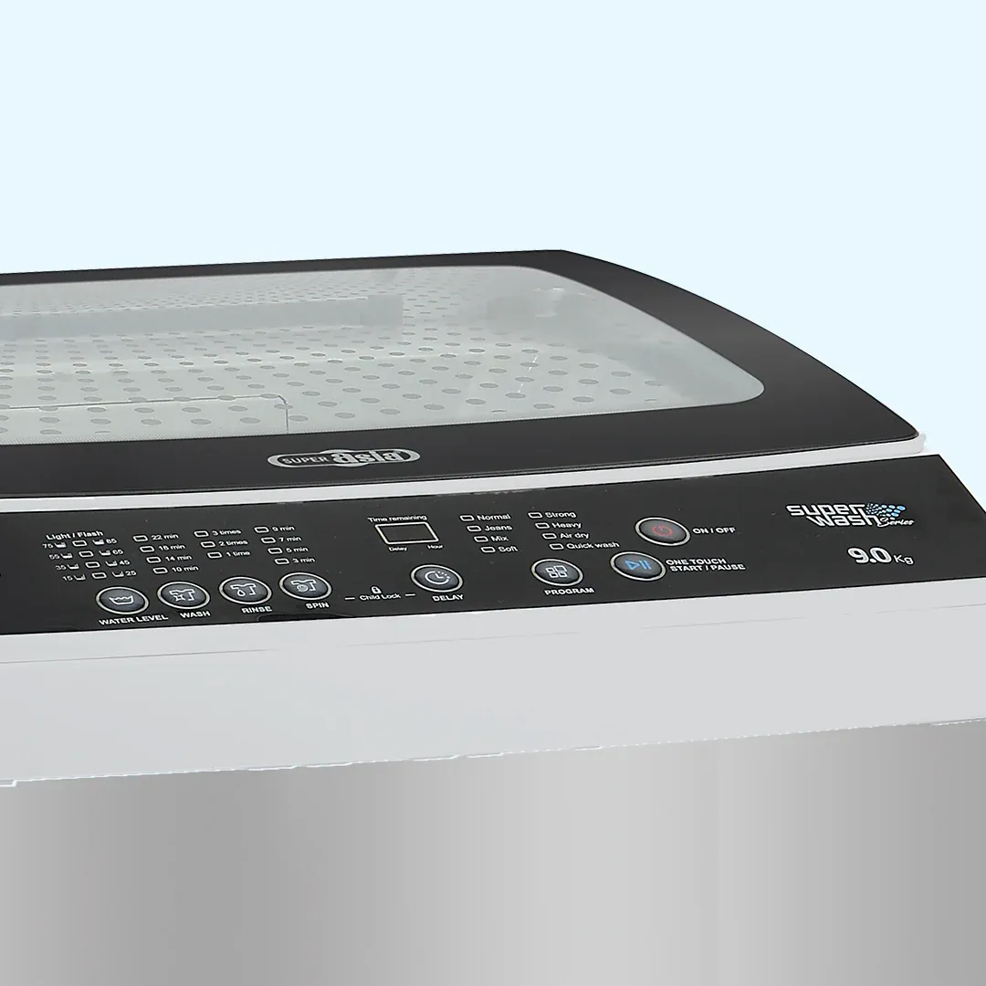 SUPER Asia Fully Automatic Washing Machine 809g Silver detail 2