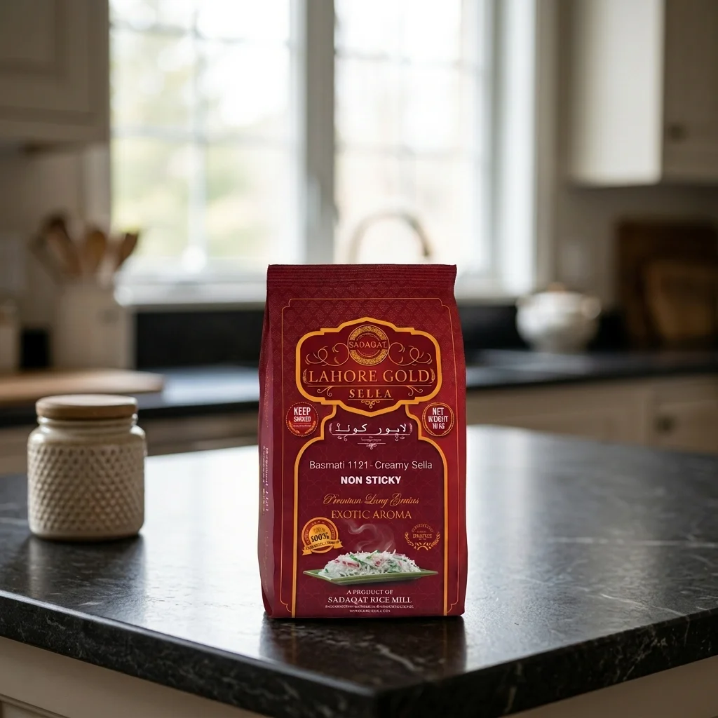 SADAQAT-BASMATI 1121 Creamy Sella Lahore Gold Sella 10kg detail 5